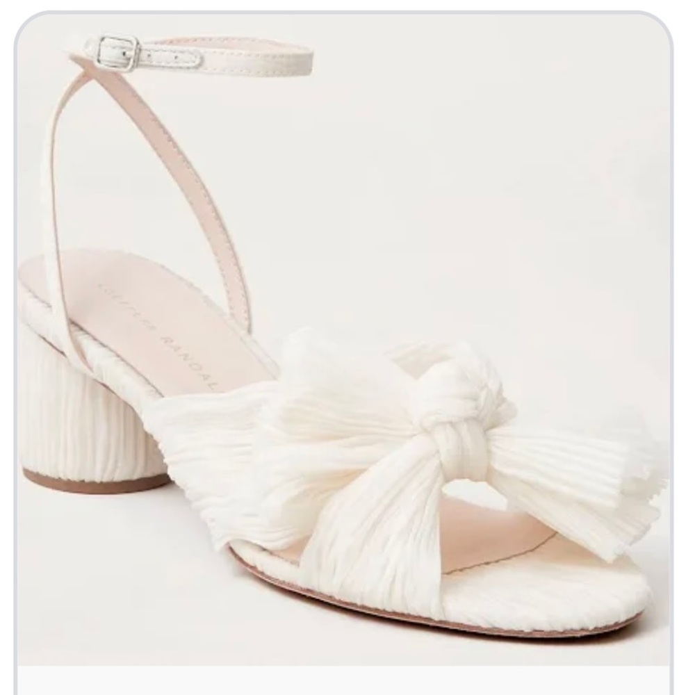Loeffler Randall Dahlia heel Pearl size 10 bridal- brand new never worn